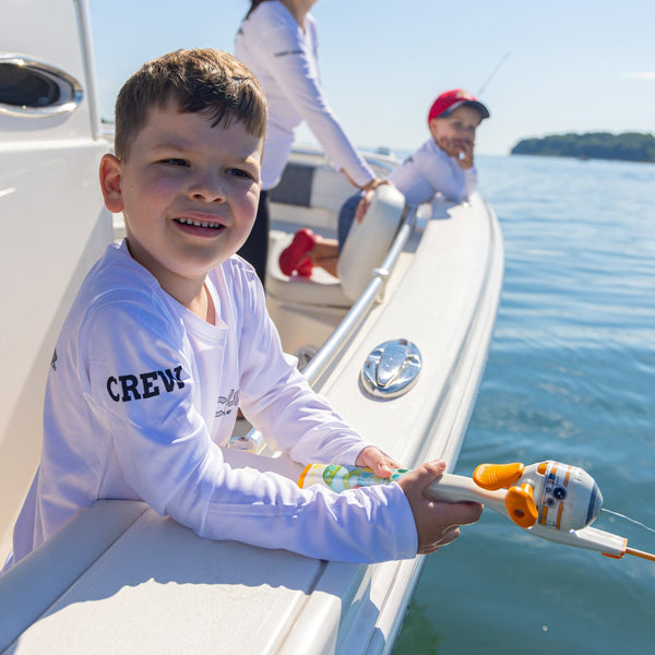 Youth/Kids Captain & Crew Drifit Custom Boat Shirts