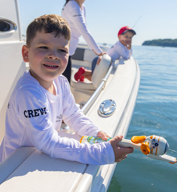 Youth/Kids Captain & Crew Drifit Custom Boat Shirts