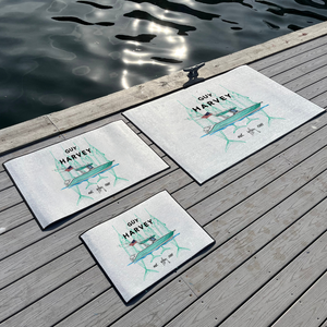 Guy Harvey Rig Masters Custom Indoor/Outdoor Dock Mat