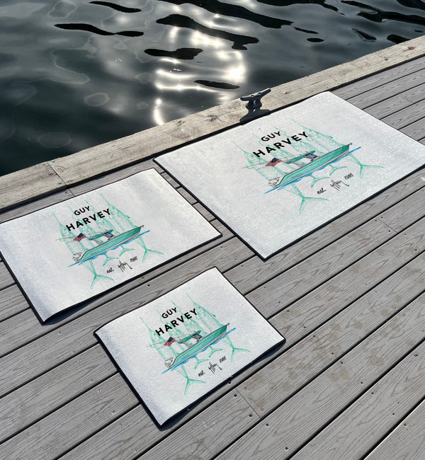 Guy Harvey Rig Masters Custom Indoor/Outdoor Dock Mat