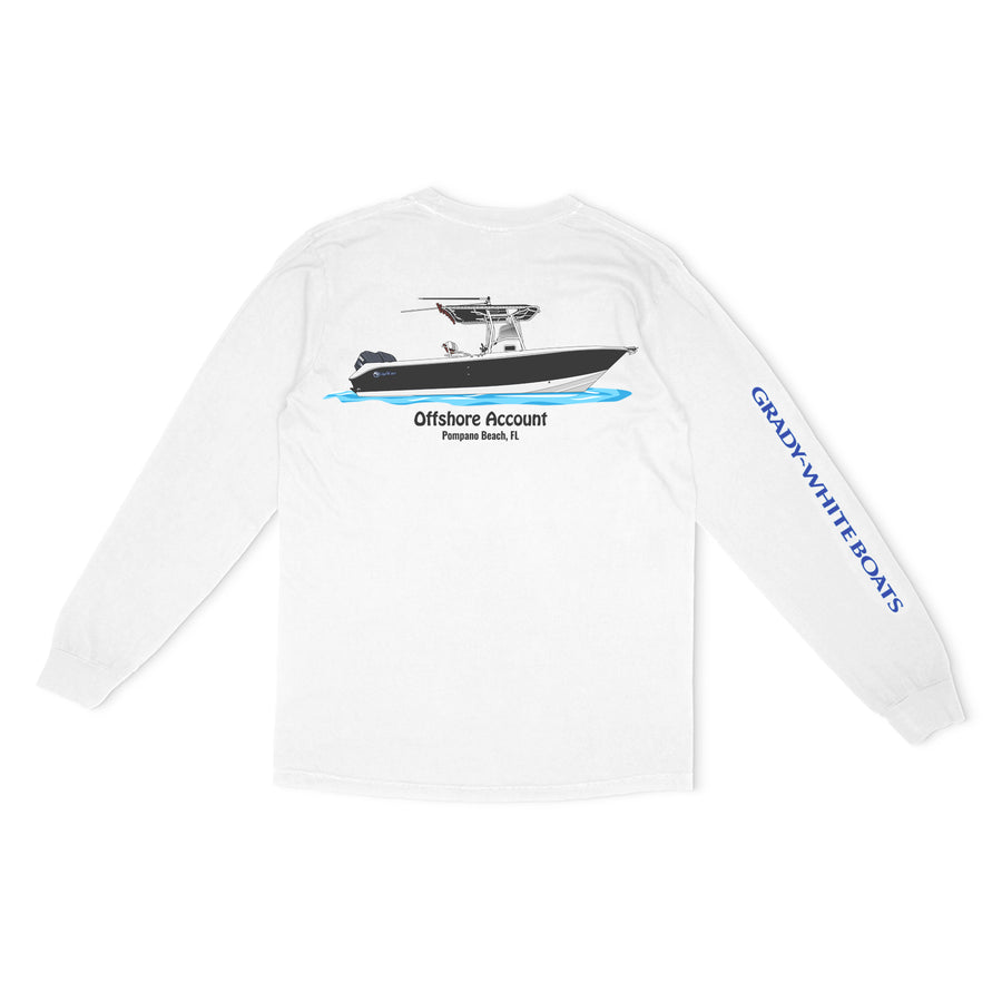Grady White Cotton Long Sleeve Custom Shirts