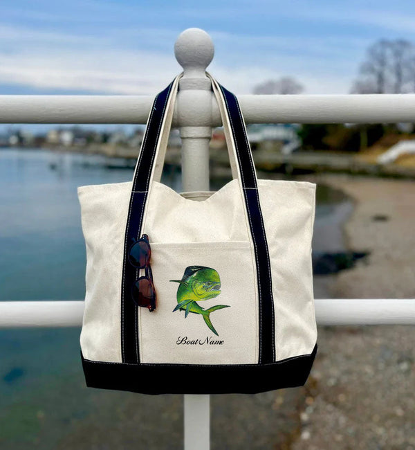 Custom Fish Graphic Tote Bag