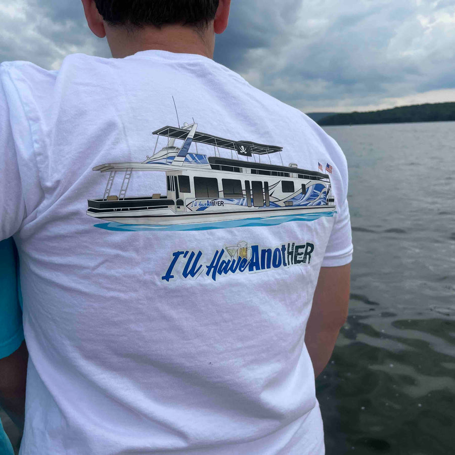 (No Pocket) T-Shirts Boat Custom Cotton