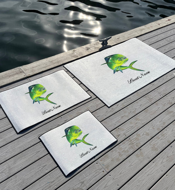 Custom Fish Graphic Dock Mat