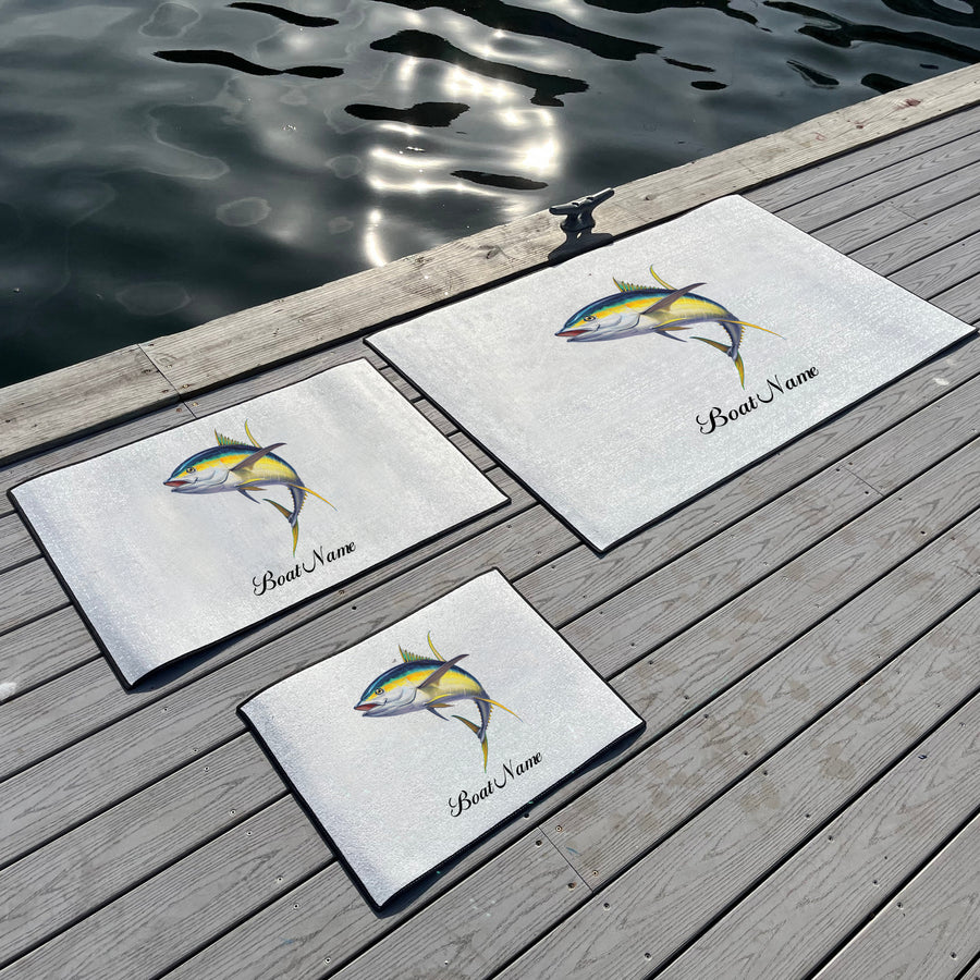 Custom Fish Graphic Dock Mat