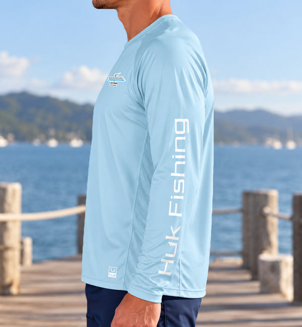 Custom HUK Men's LoPro Pursuit Long Sleeve T-Shirt