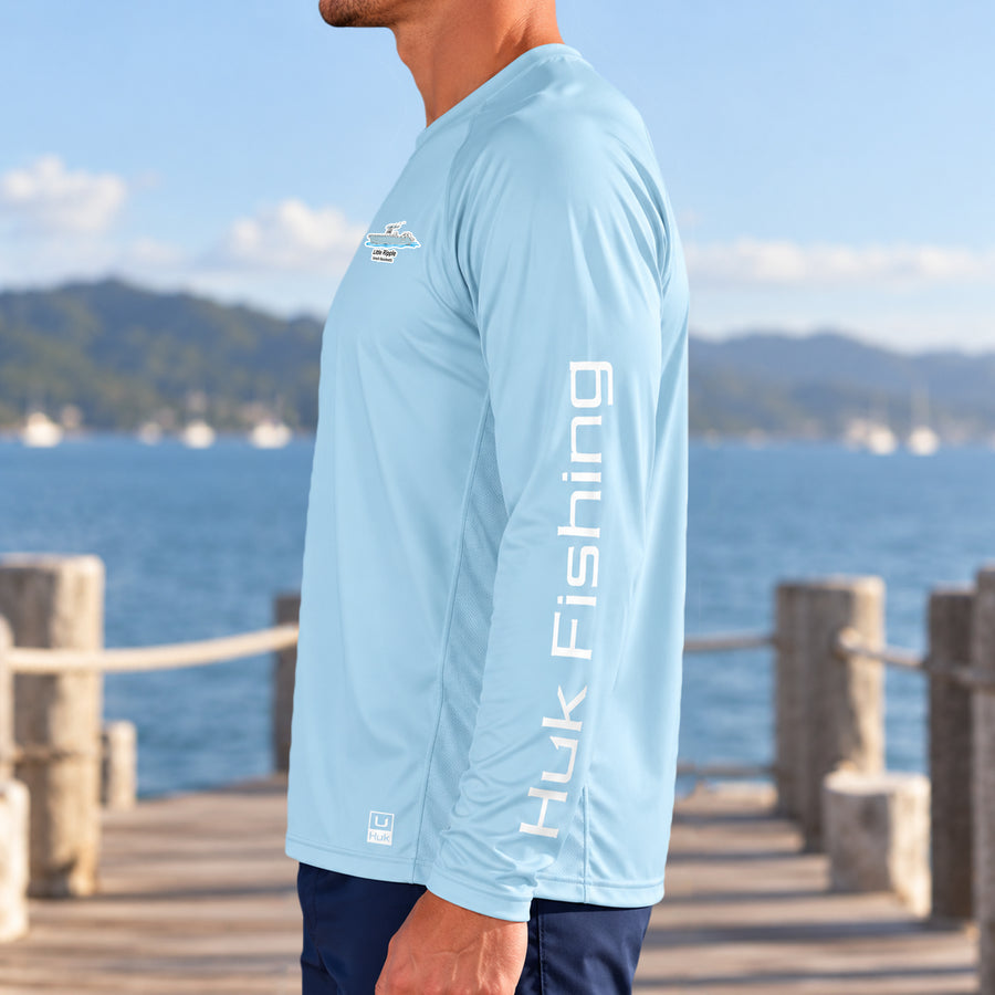 Custom HUK Men's LoPro Pursuit Long Sleeve T-Shirt