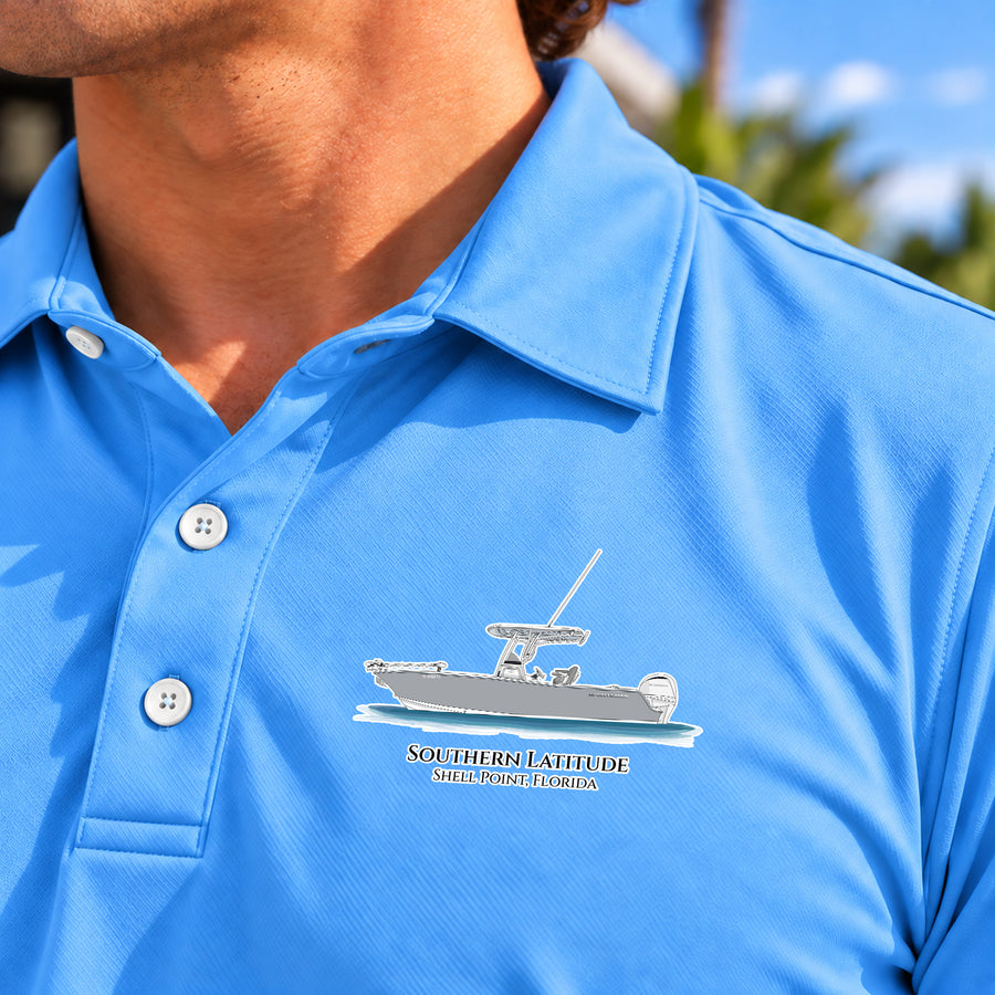 Custom HUK Men's Pursuit Performance Polo