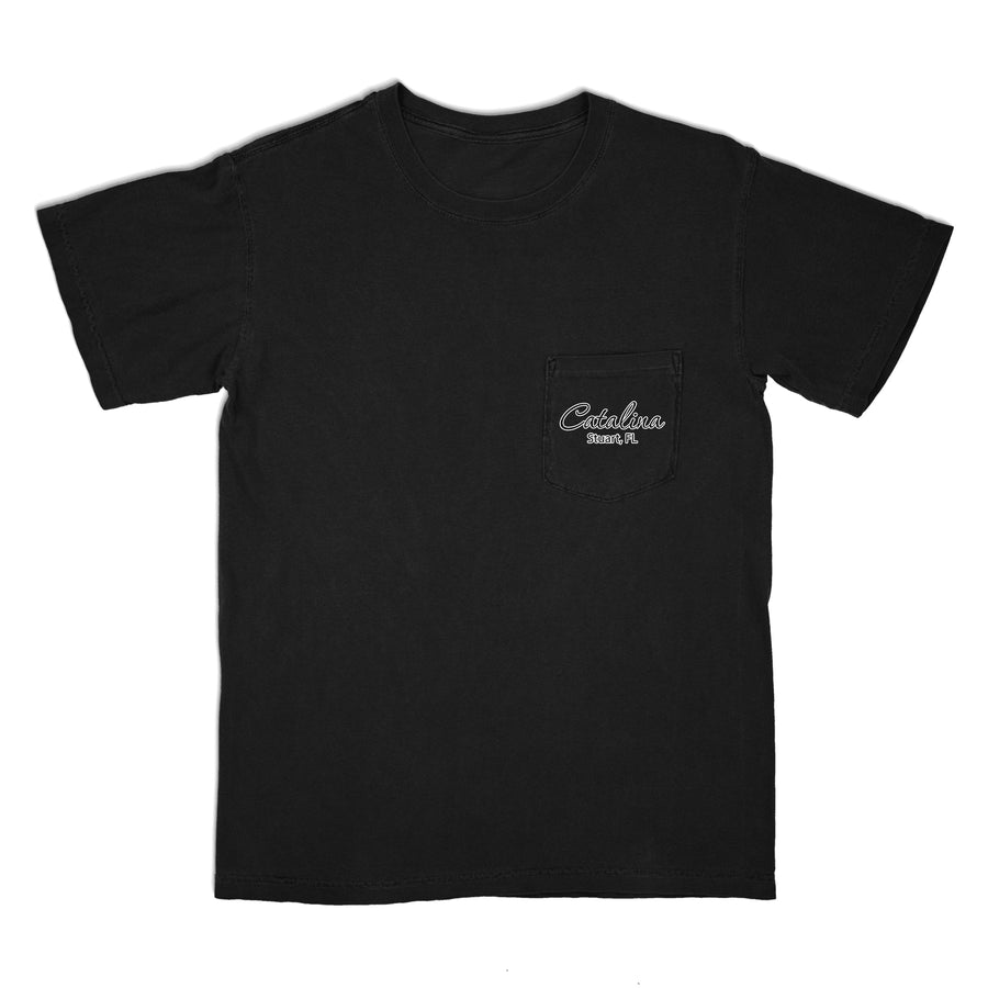 Custom Boat T-Shirts - With Front Pocket