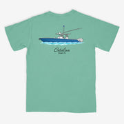 Custom Boat T-Shirts - With Front Pocket
