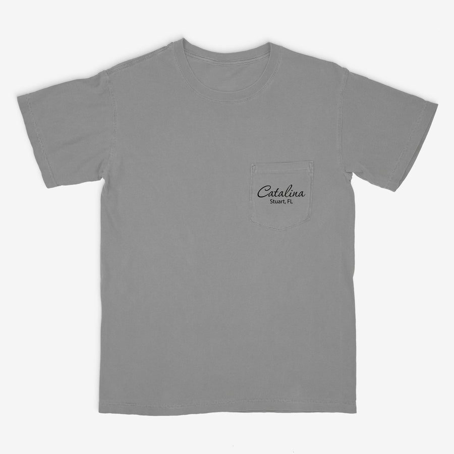 Custom Boat T-Shirts - With Front Pocket