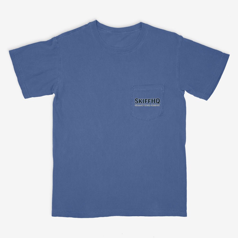 SkiffHQ Cotton Boat T-Shirts - With Front Pocket