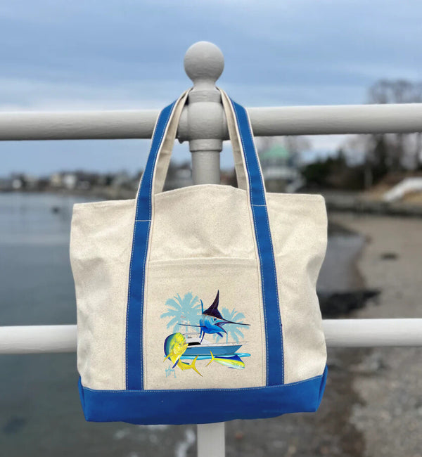 Guy Harvey Custom Boat Tote Bags