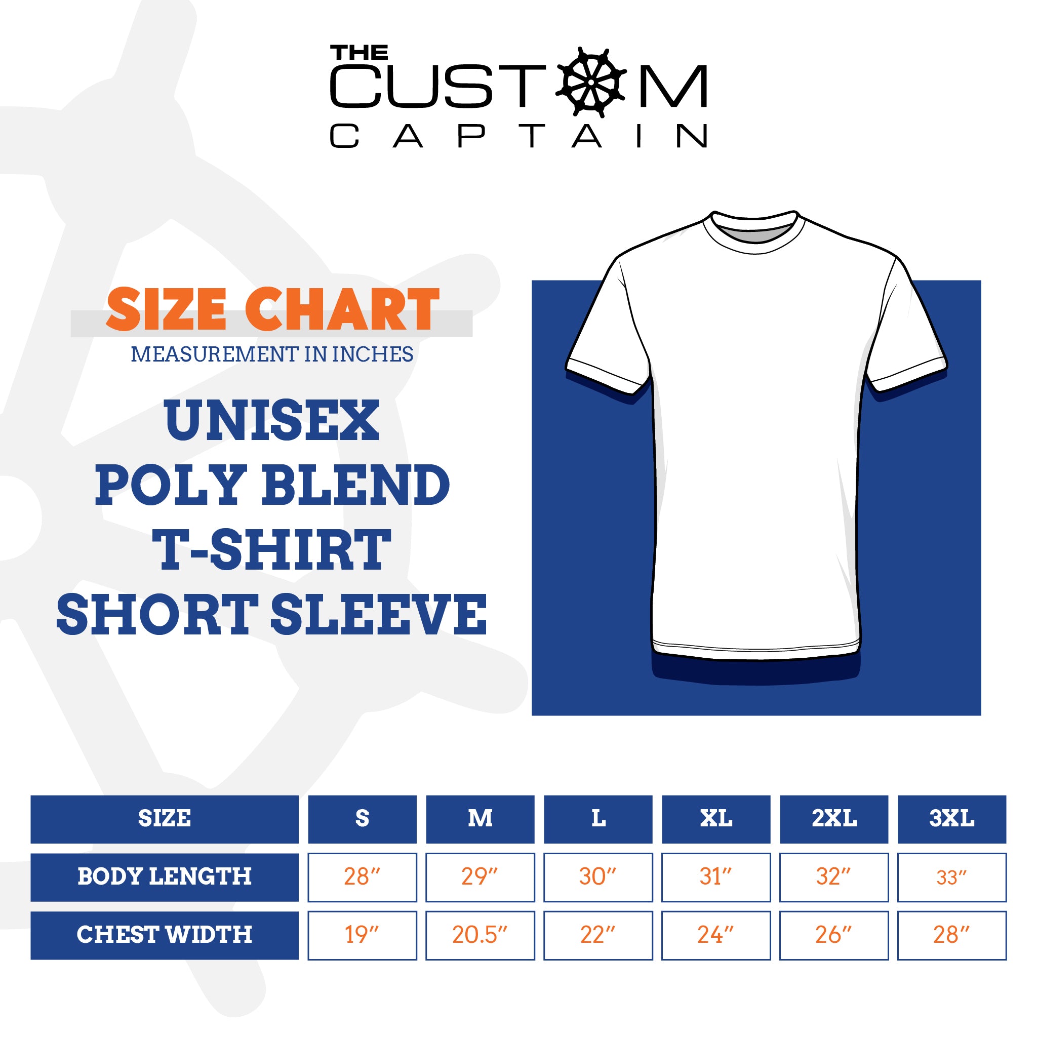 Chart mens short sleeve dri fit