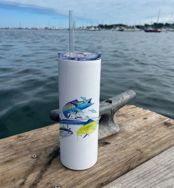 Guy Harvey Custom Skinny Tumblers