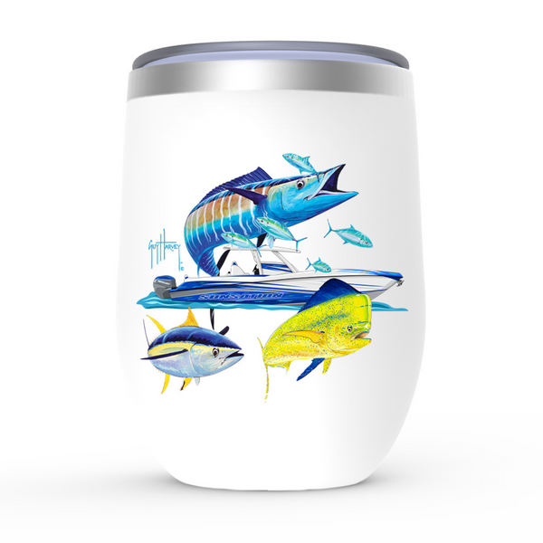 Guy Harvey Custom Wine Tumblers