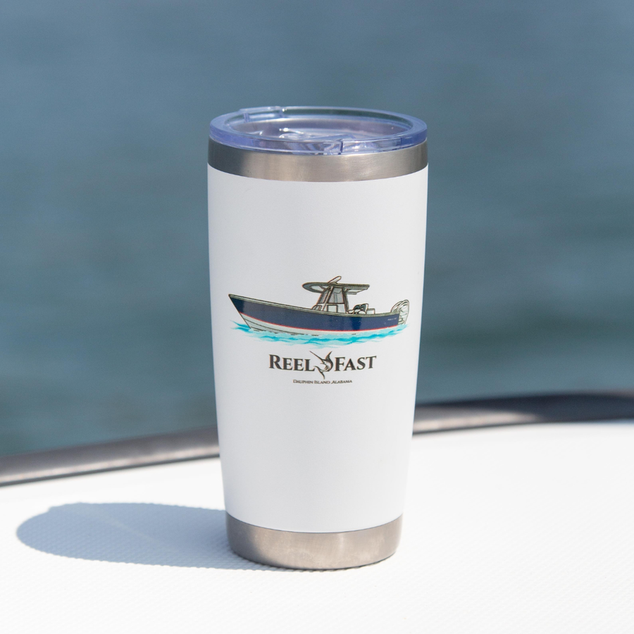 Custom 20 oz. Stainless Steel Boat Tumbler