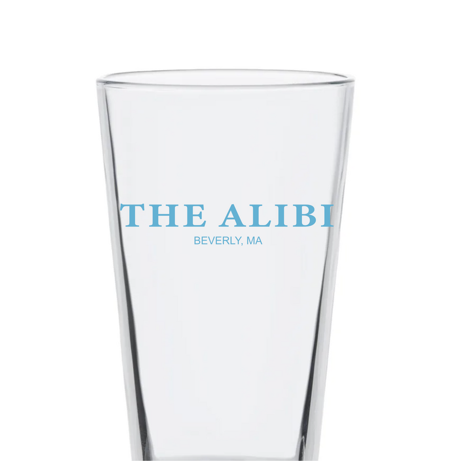 Alibi Pint Glass