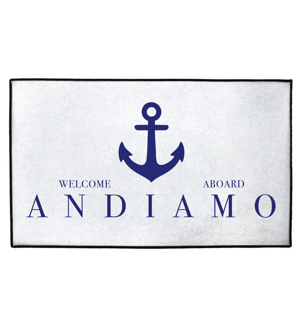Custom Modern Anchor Dock Mat