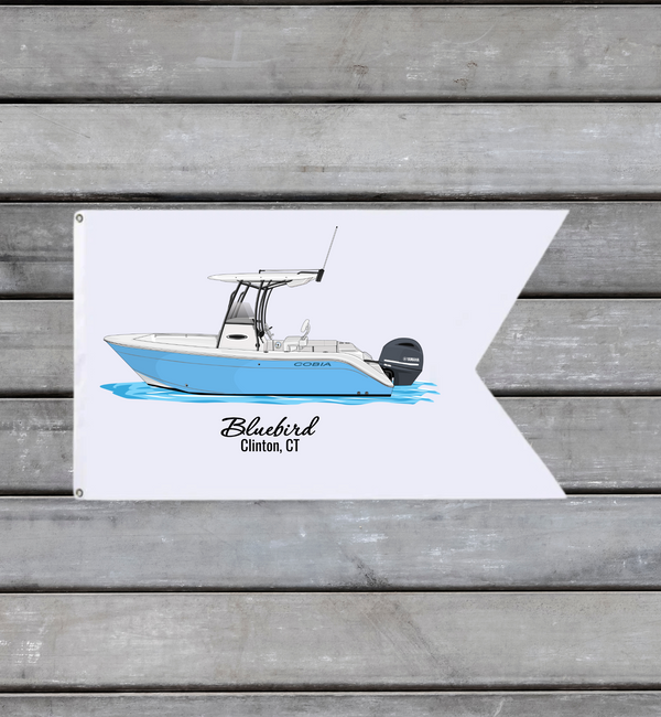 Custom Boat Swallowtail Burgee