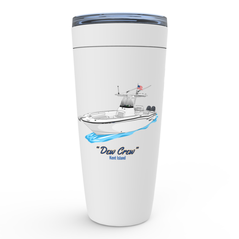 Custom 20 oz. Stainless Steel Boat Tumbler