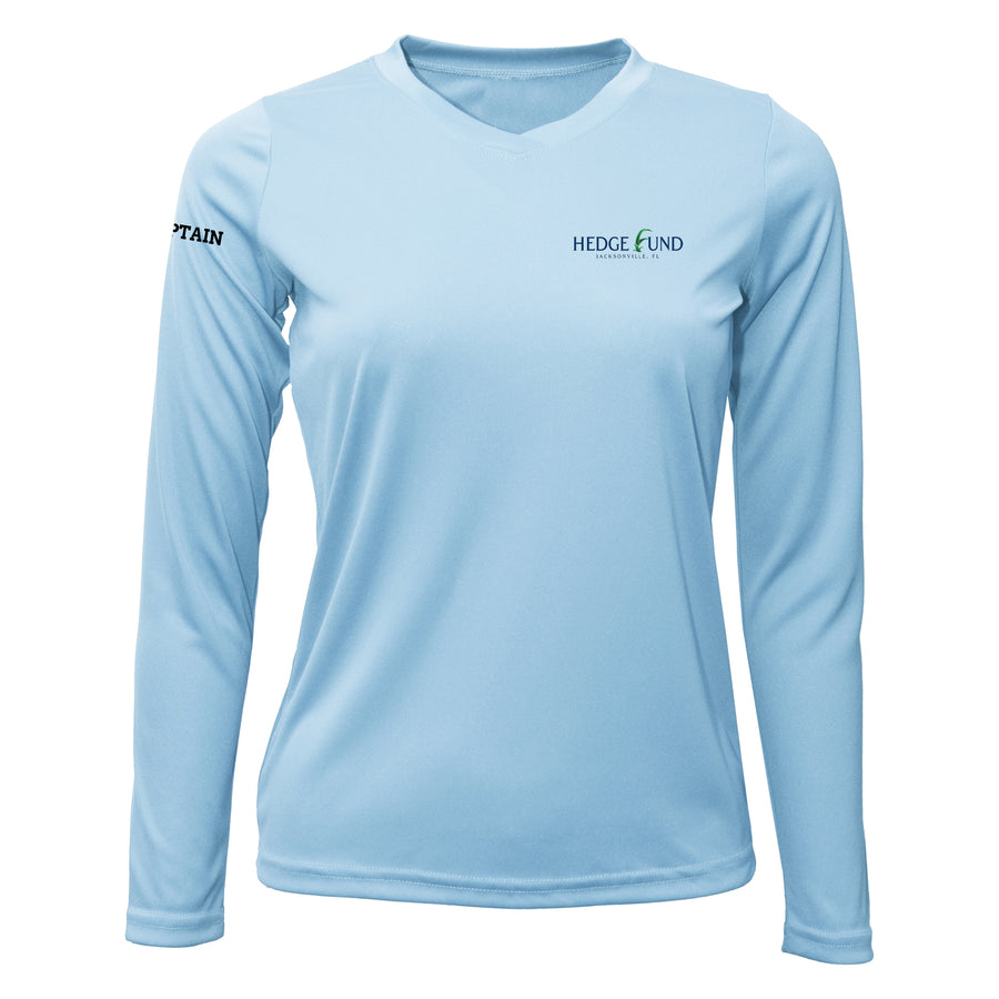Womens Captain & Crew Drifit Custom Boat Shirts - Long Sleeve