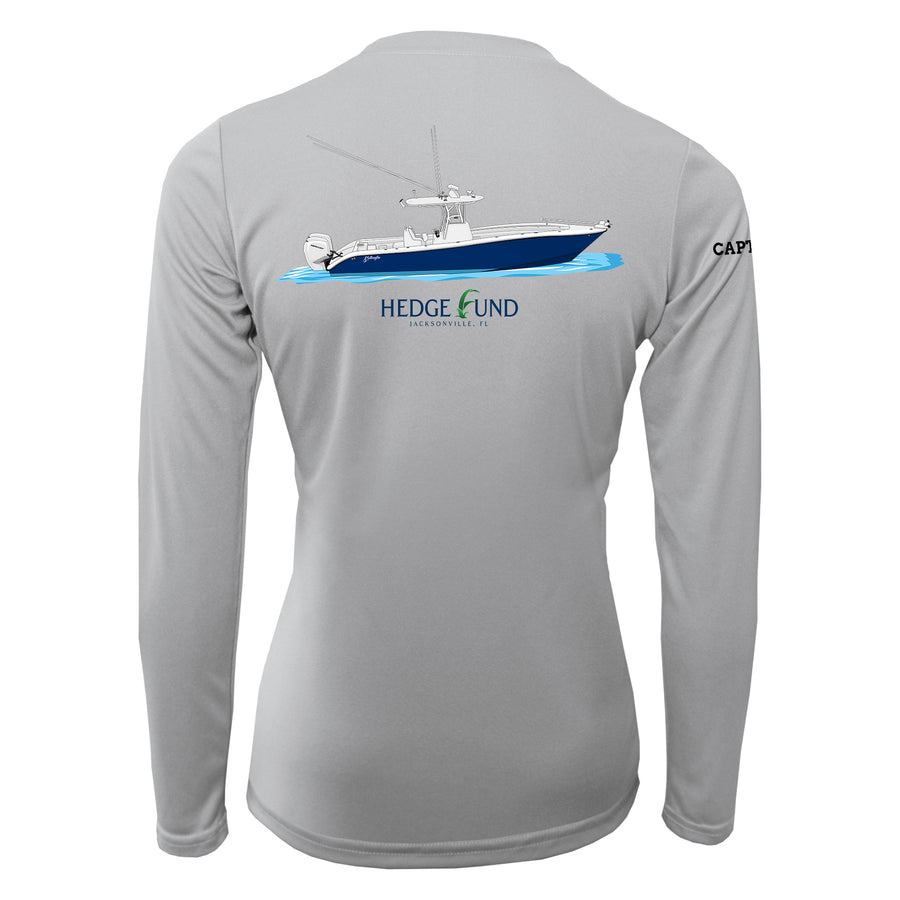 Womens Captain & Crew Drifit Custom Boat Shirts - Long Sleeve