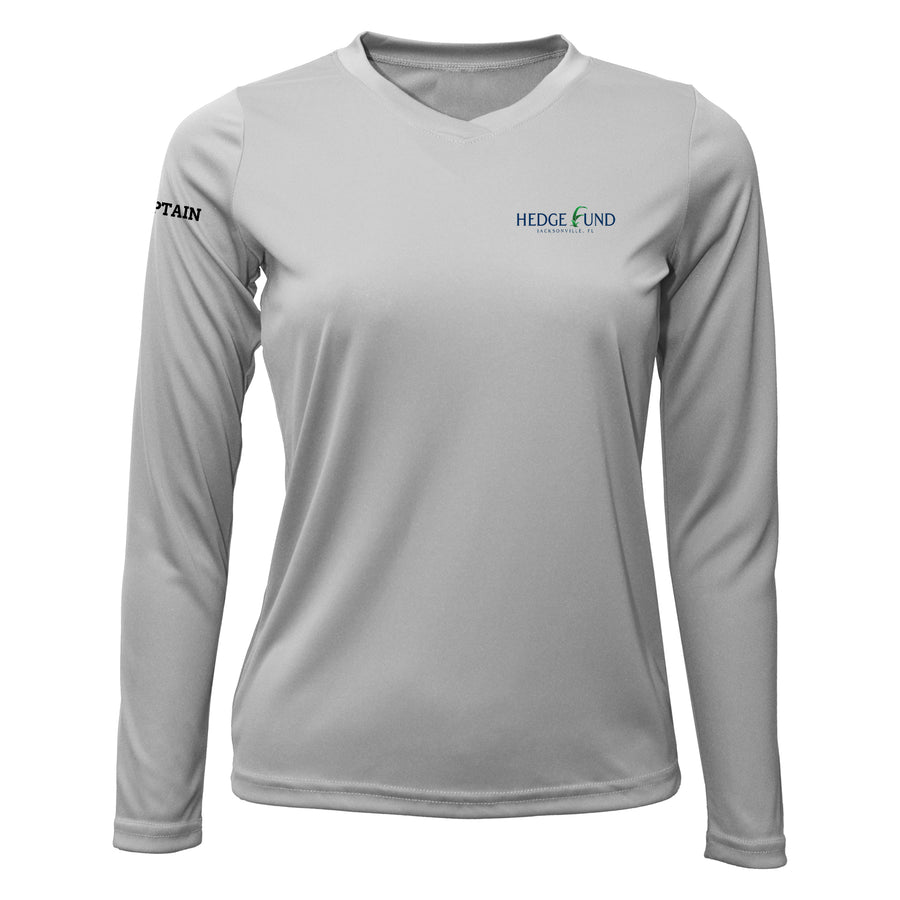 Womens Captain & Crew Drifit Custom Boat Shirts - Long Sleeve