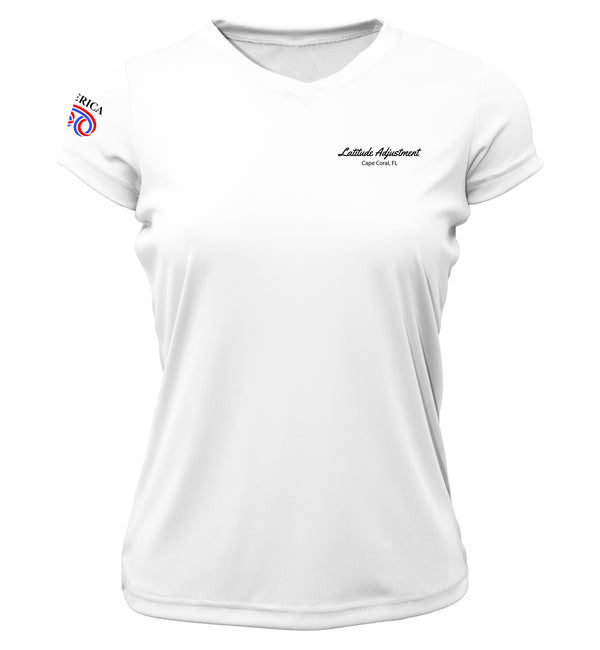 America 250 Womens Dri-Fit Short Sleeve Custom Shirts