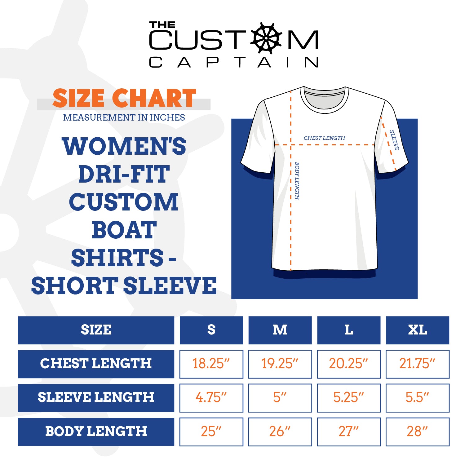 Chart mens short sleeve dri fit