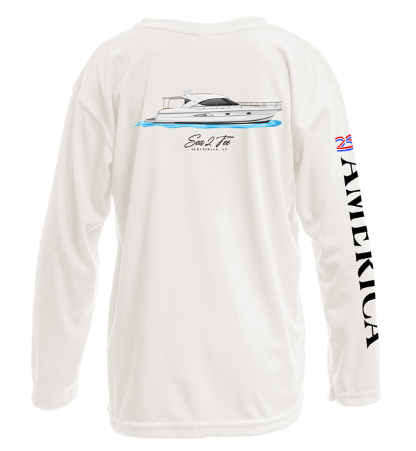 America 250 Youth/Kids Dri-Fit Custom Boat Shirts