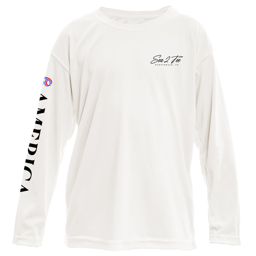 America 250 Youth/Kids Dri-Fit Custom Boat Shirts
