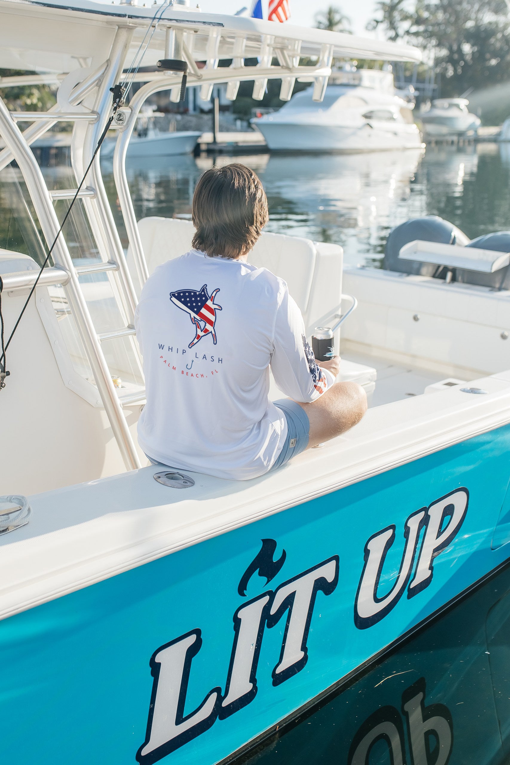 Custom Stars and Stripes Long Sleeve Dri-Fit Shirts