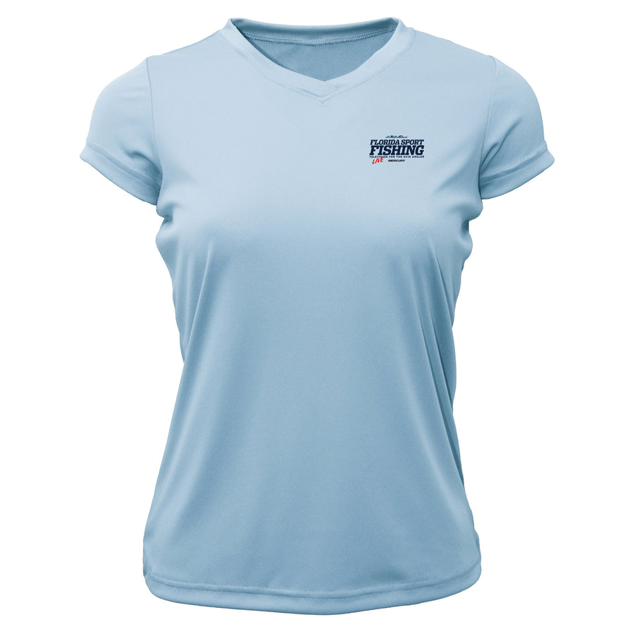 FSFTV Womens Dri-Fit Boat Shirts - Short Sleeve