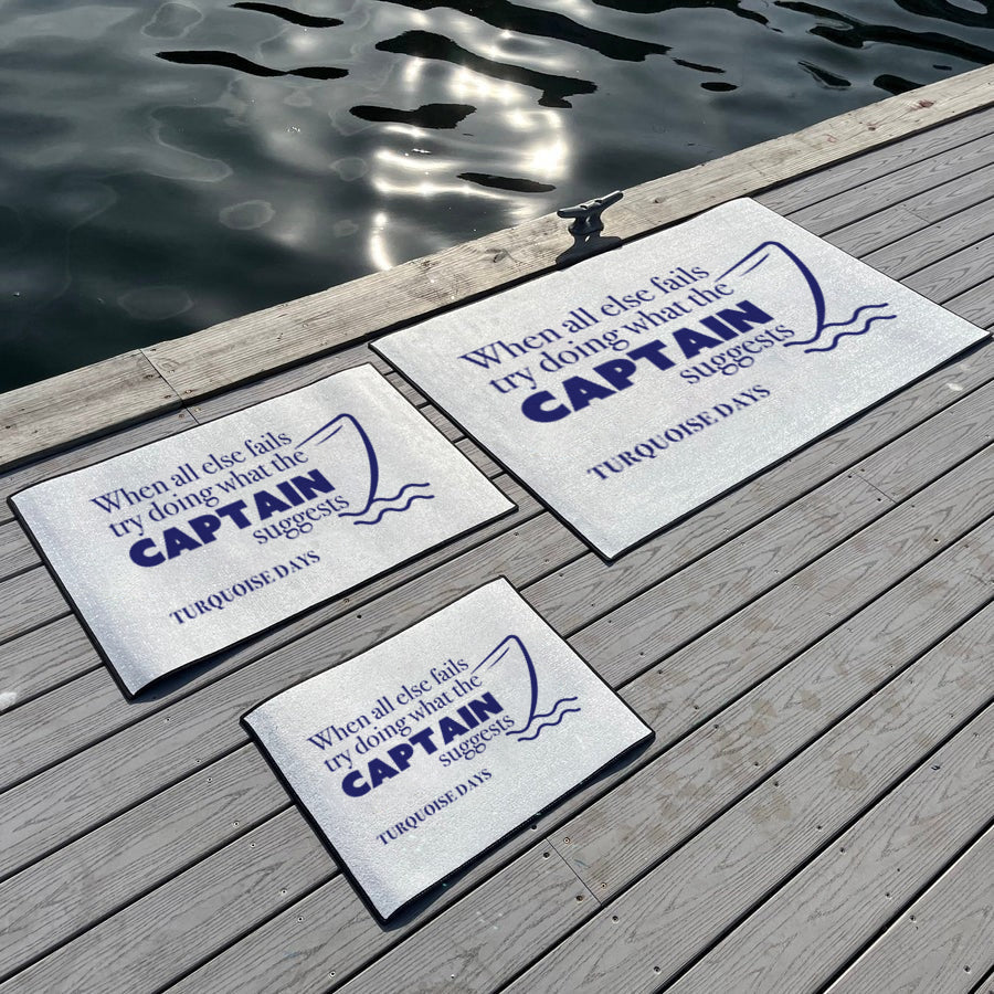 Custom Captain's Suggestion Dock Mat