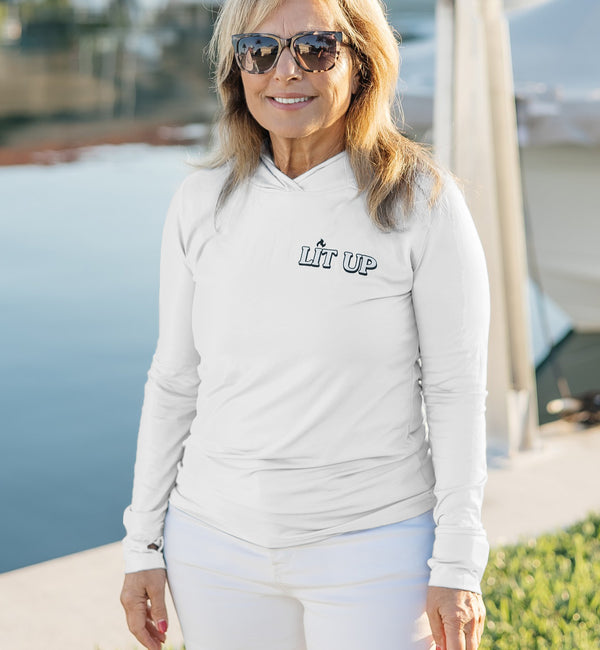 Pelagic Womens Dri-Fit Fishing Hoodie