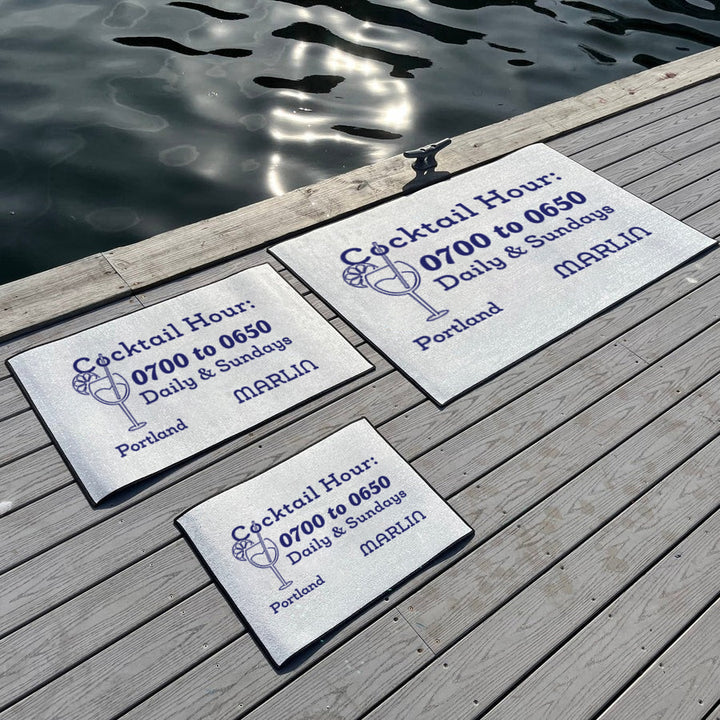 Custom Cocktail Dock Mat