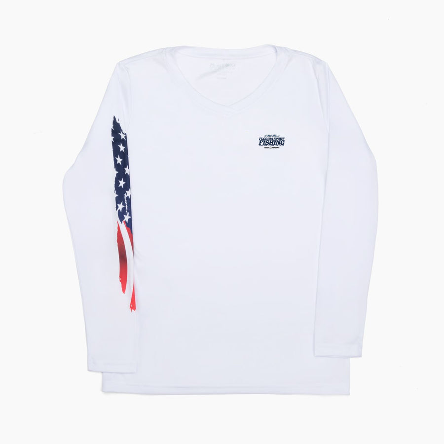 FSFTV American Flag Dri-Fit Long Sleeve Shirts