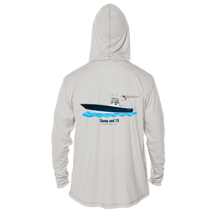 Custom Text Fishing Hoodie, Mens Fishing Shirt, Fishing Shirt for