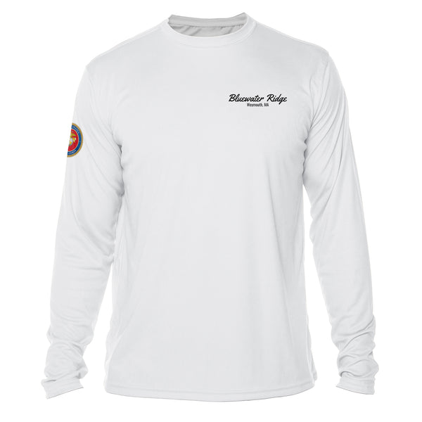 Custom Armed Forces Crest Dri-Fit Boat Shirts - Long Sleeve