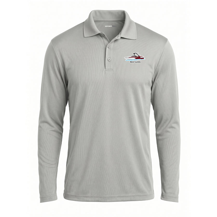 Custom Men's Performance Polos - Long Sleeve