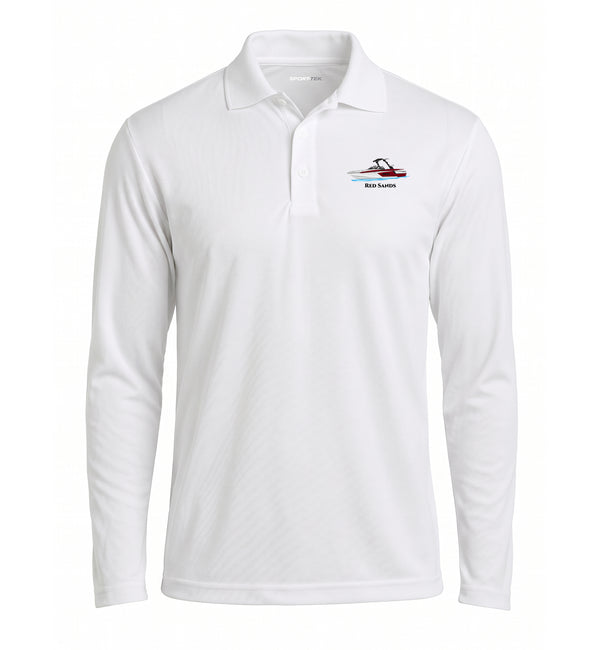 Custom Men's Performance Polos - Long Sleeve