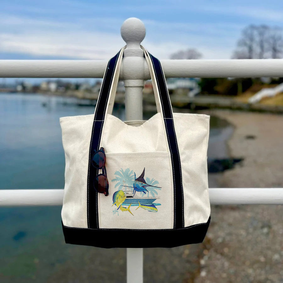 Guy Harvey Custom Boat Tote Bags