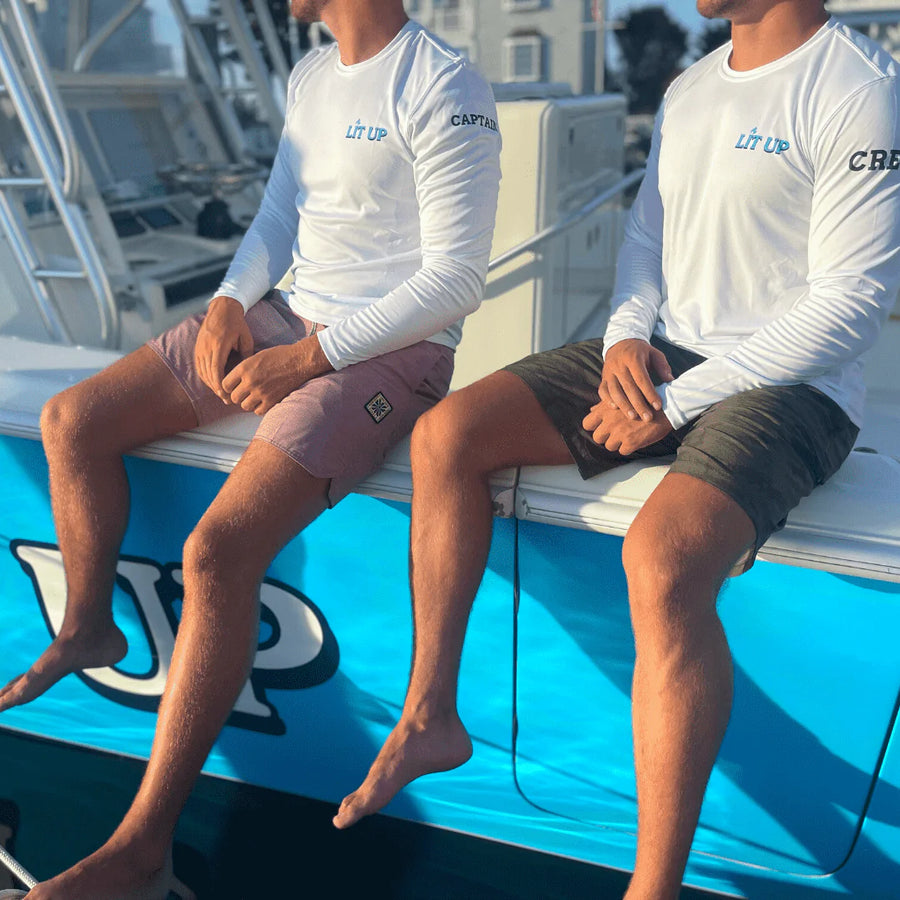 Youth Captain & Crew Drifit Custom Boat Shirts - Long Sleeve