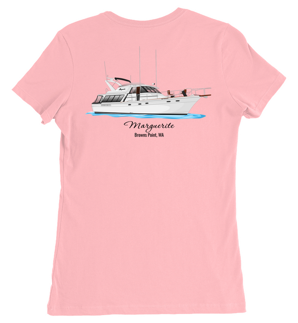 Women's Custom Boat T-Shirts - Short Sleeve