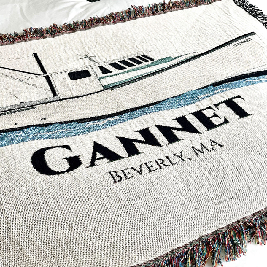 Custom Woven Boat Blanket