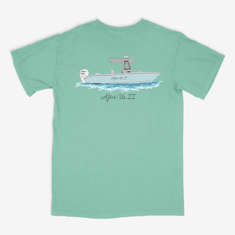 Custom Boat T-Shirts With Front Pocket