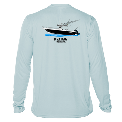 Dri-FIT Custom Boat Shirts - Long Sleeve Blue / XL