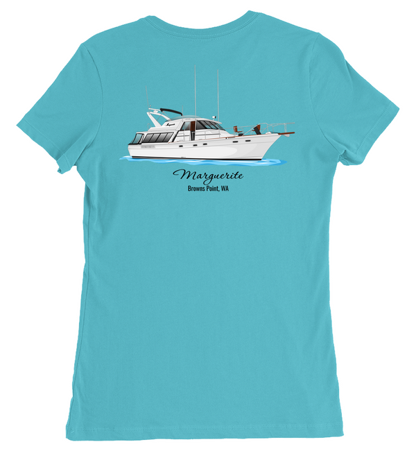 Women's Custom Boat T-Shirts - Short Sleeve