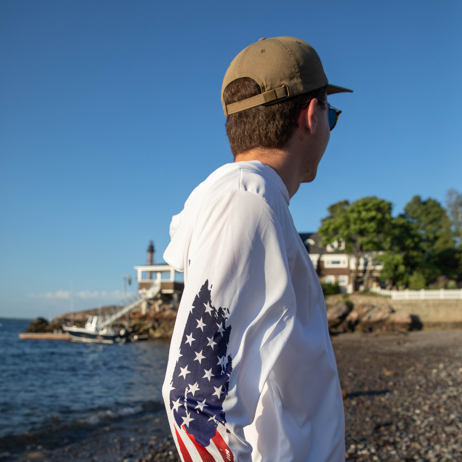 American Flag Dri-Fit Hoodie Custom Shirts